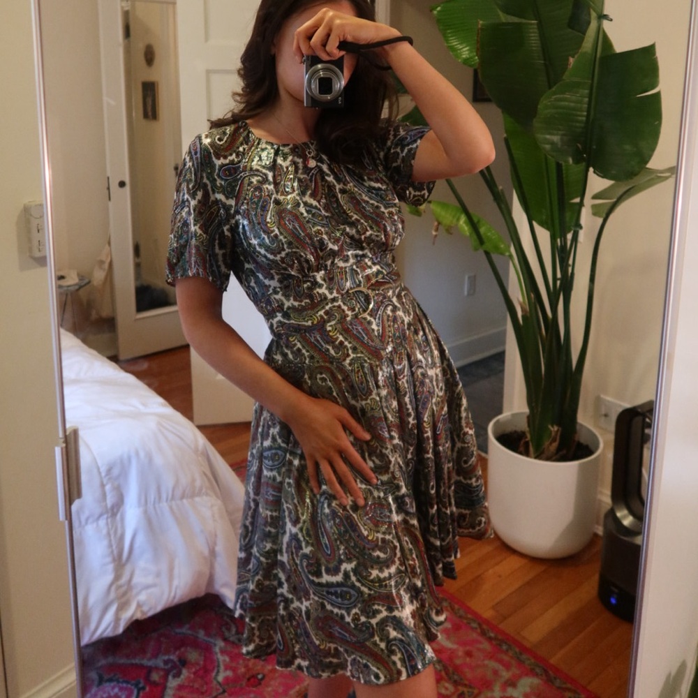 Diane von Furstenburg Ana Paisley Print Dress